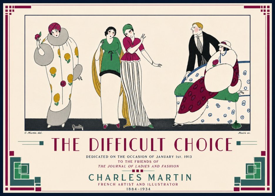 Charles Martin The Difficult Choice No4 - Poster