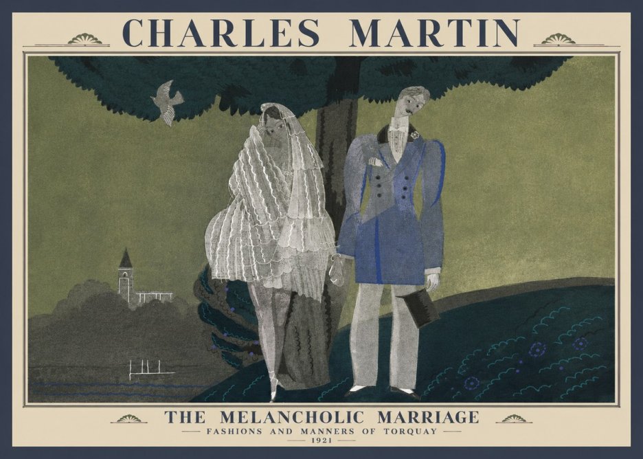 Charles Martin The Melancholic Marriage No1 - Poster