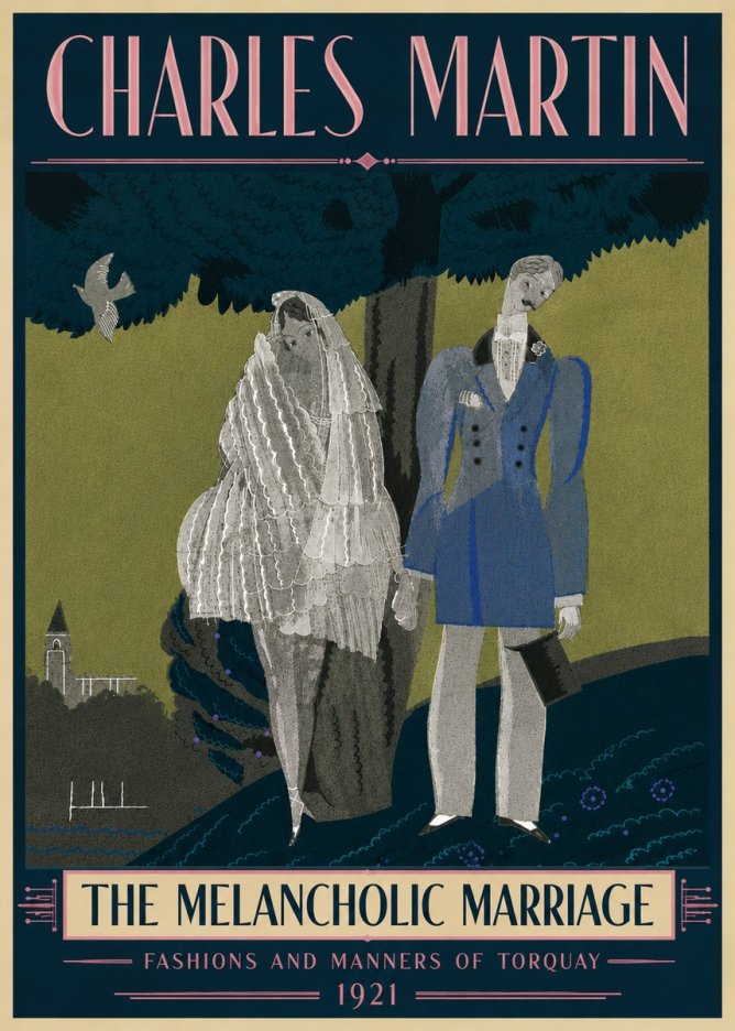 Charles Martin The Melancholic Marriage No6 - Poster