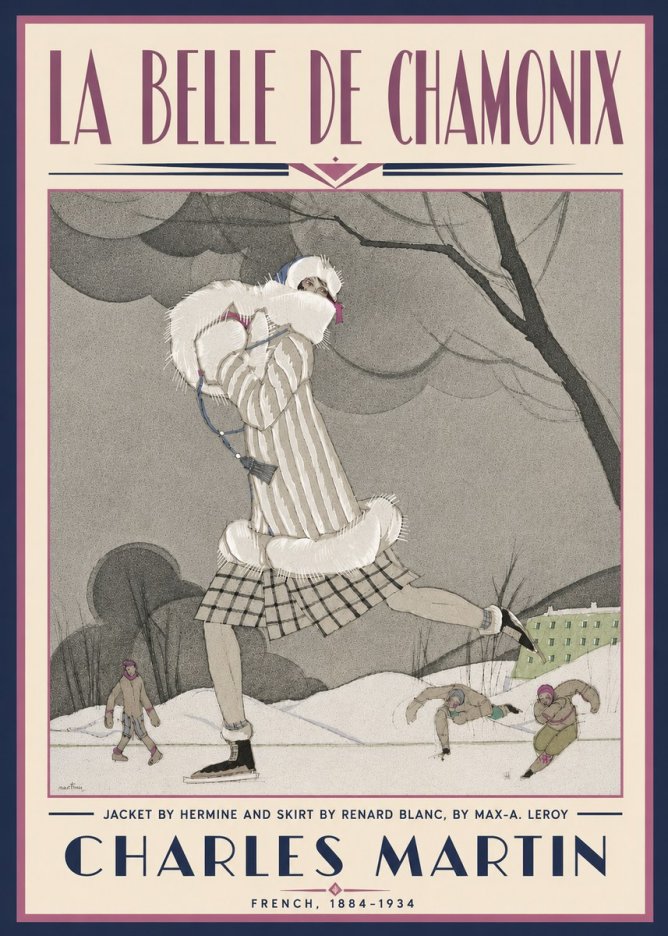 Charles Martin La Belle De Chamonix No5 - Poster