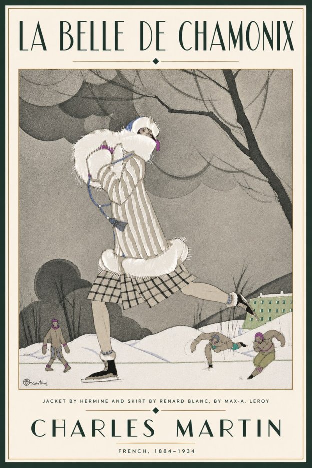 Charles Martin La Belle De Chamonix No6 - Poster