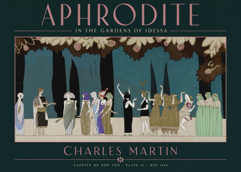 Charles Martin Aphrodite in the Gardens of Idessa No2 - Poster