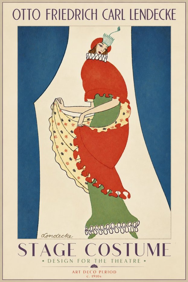 Otto Friedrich Carl Lendecke Stage Costume No4 - Poster