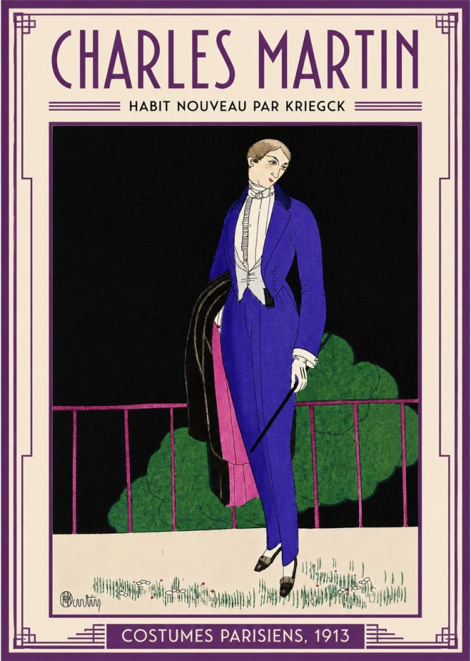 Charles Martin Habit Nouveau Par Kriegk No4 - Poster