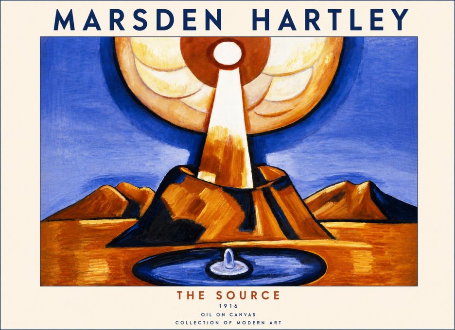 Marsden Hartley The Source No4 - Poster