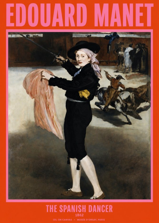 Édouard Manet The Little Bullfighter No3 - Poster
