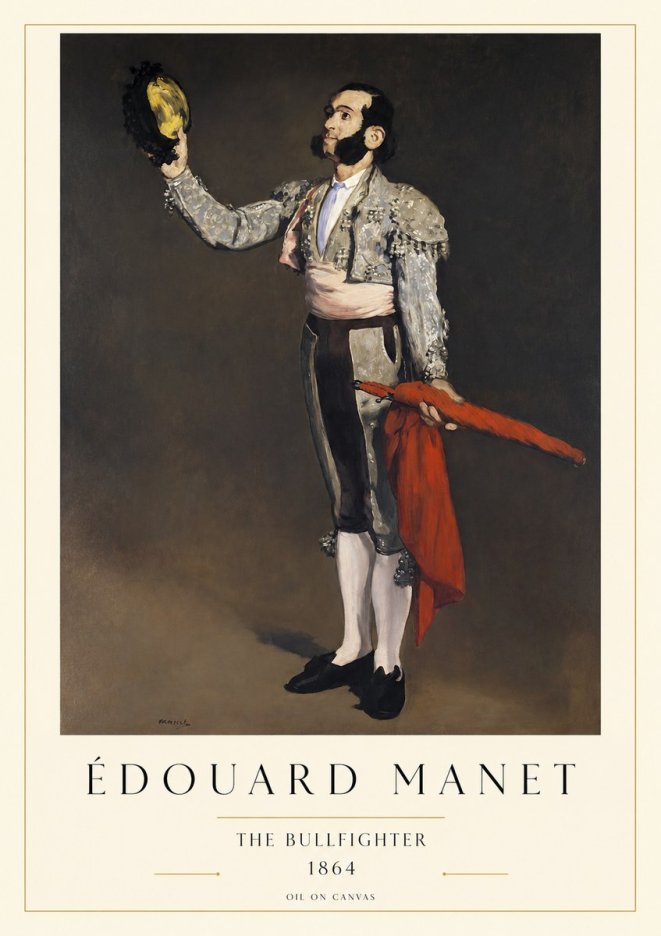 Édouard Manet The Bullfighter No1 - Poster