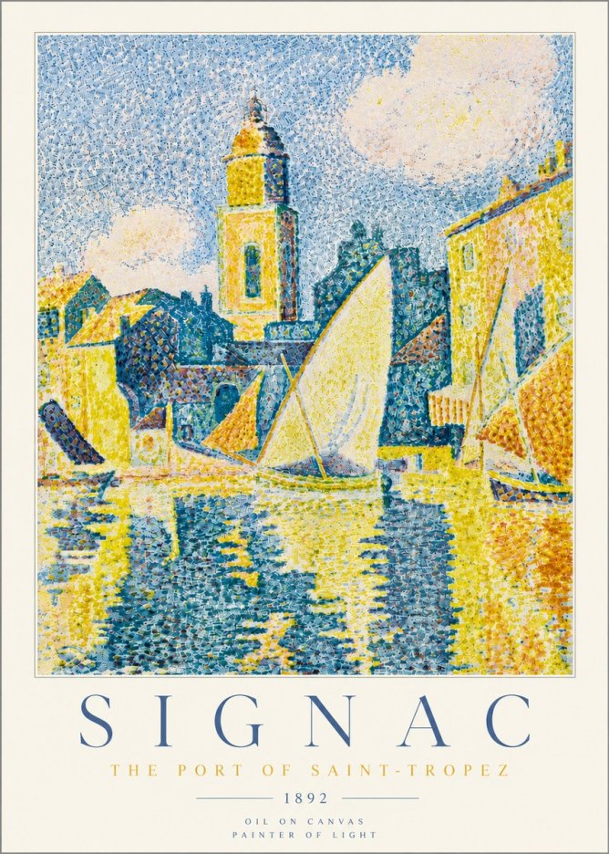 Signac The Port of Saint-tropez No5 - Poster