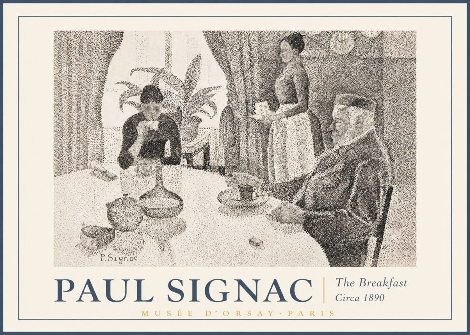 Signac The Breakfast No2 - Poster