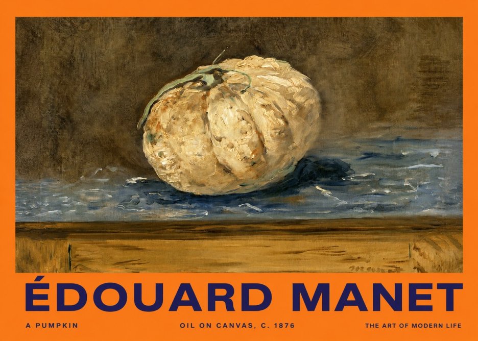 Édouard Manet A Pumpkin No2 - Poster