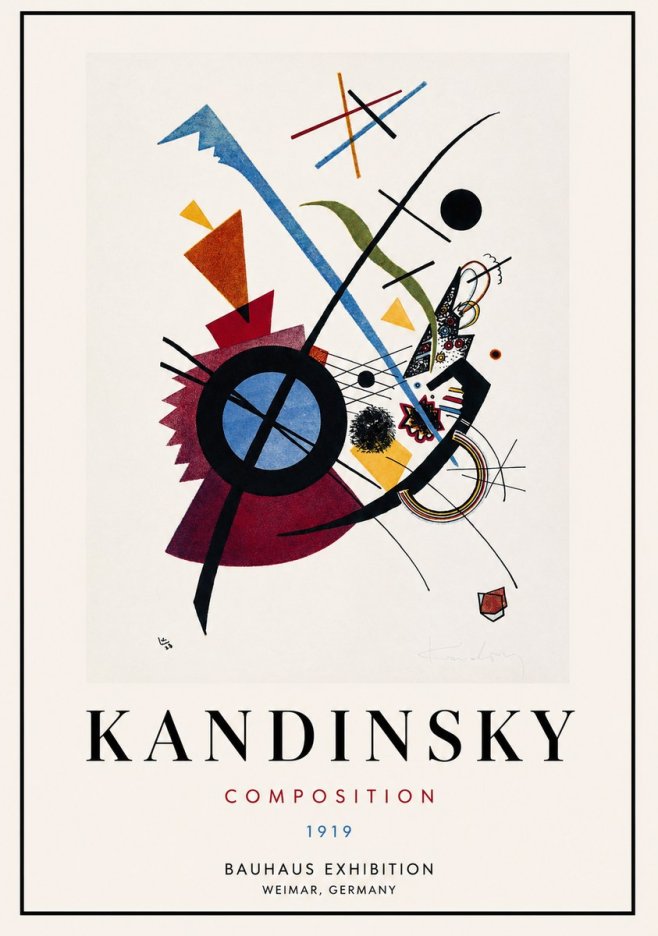 Kandinsky Composition II No1 - Poster