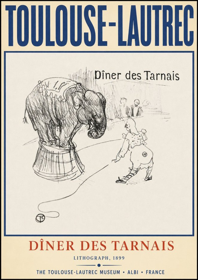 Toulouse-Lautrec Dîner Des Tarnais No2 - Poster