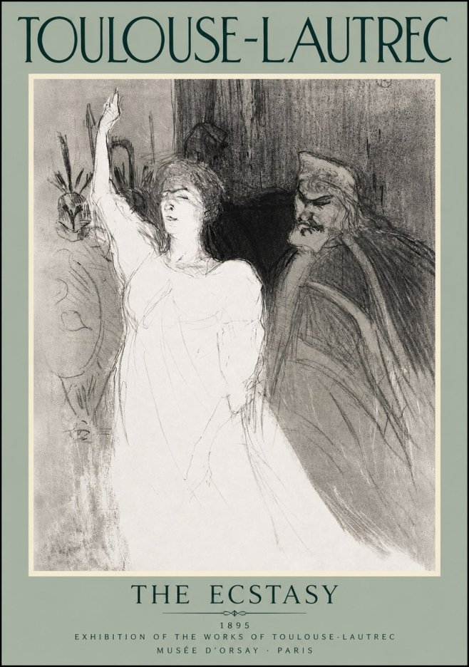 Toulouse-Lautrec The Ecstasy No3 - Poster