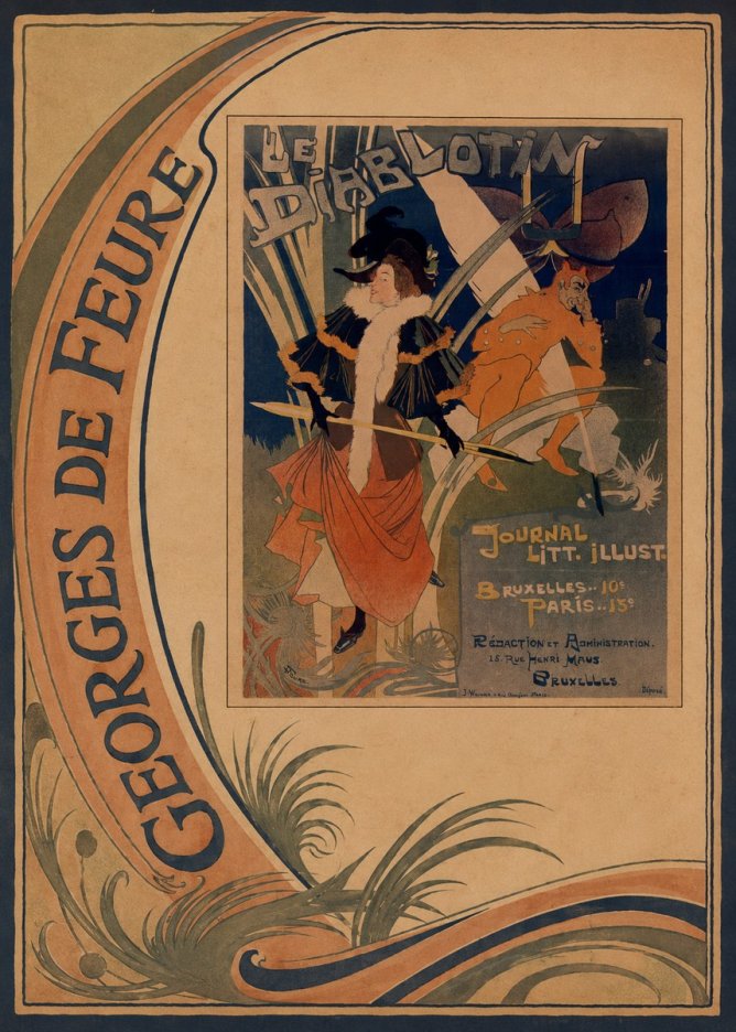 Georges de Feure Le Diablotin I No2 - Poster