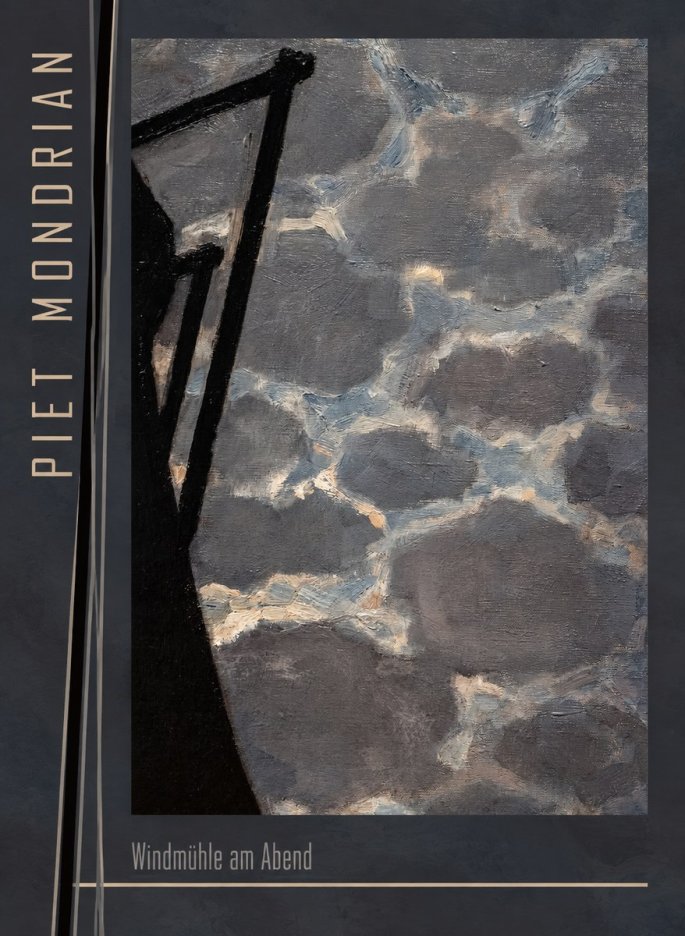 Piet Mondrian Windmühle Am Abend I No3 - Poster