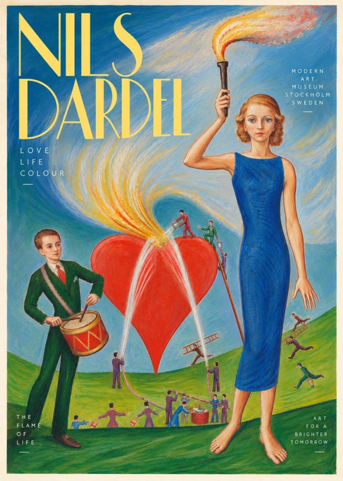 Nils Dardel The Flame of Life No6 - Poster