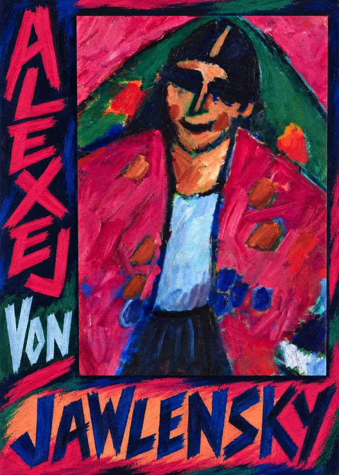 Alexej von Jawlensky Head of a Man No5 - Poster