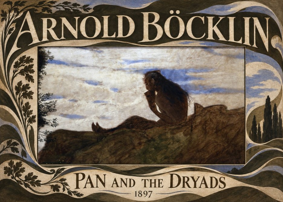Arnold Böcklin Pan and the Dryads No5 - Poster