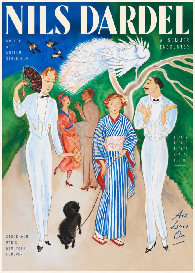 Nils Dardel A Brighter World No6 - Poster