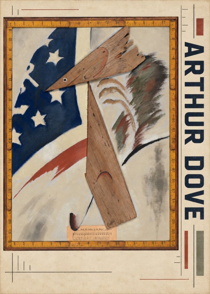Arthur Dove The Flag No3 - Poster