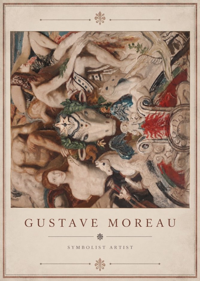 Gustave Moreau Mythological Composition No2 - Poster