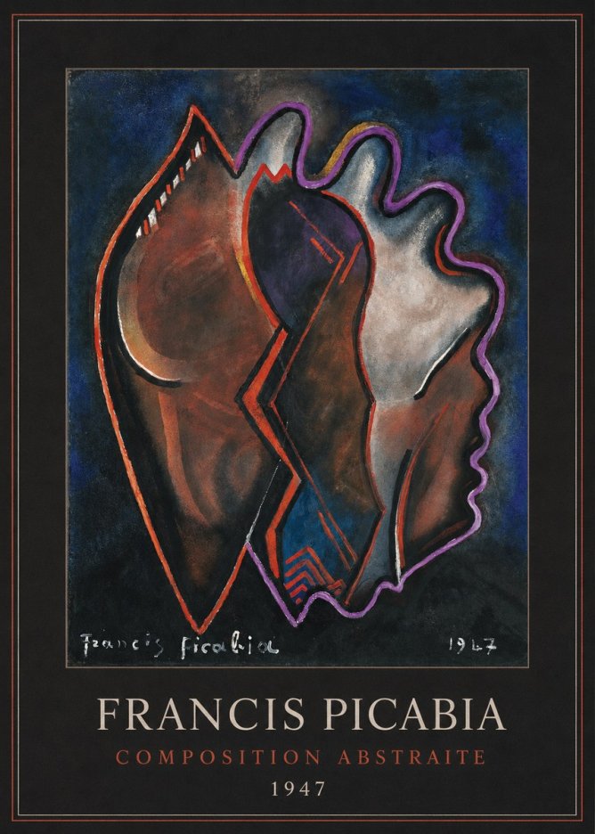 Francis Picabia Composition Abstraite No3 - Poster