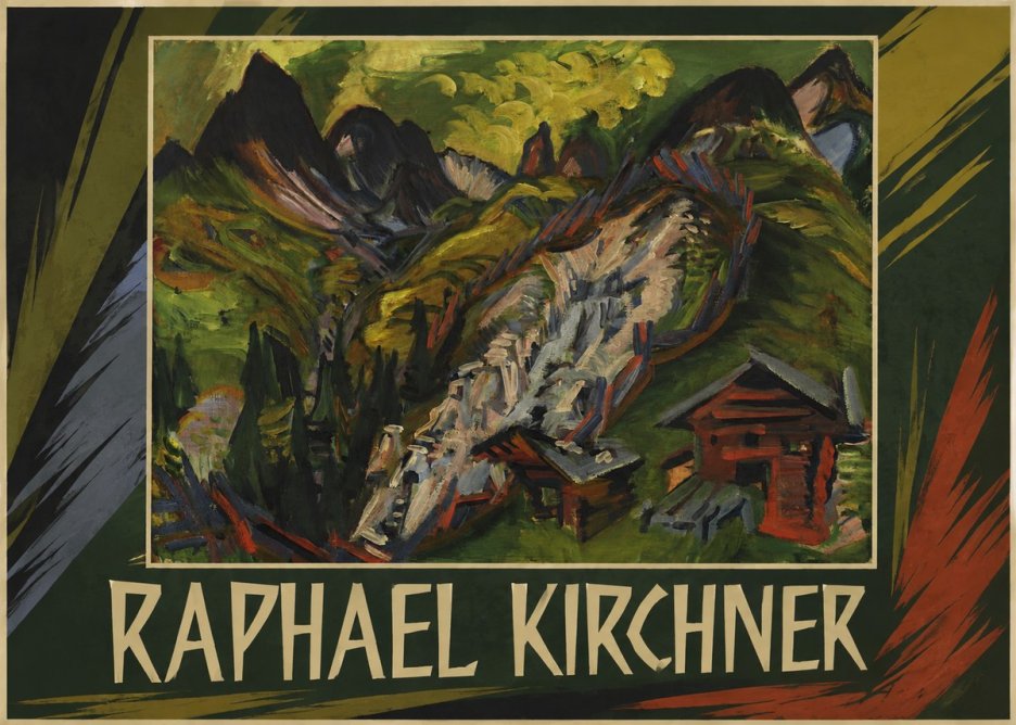 Raphael Kirchner Mountain Landscape I No1 - Poster