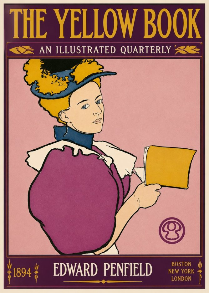 Edward Penfield The Yellow Book I No4 - Poster