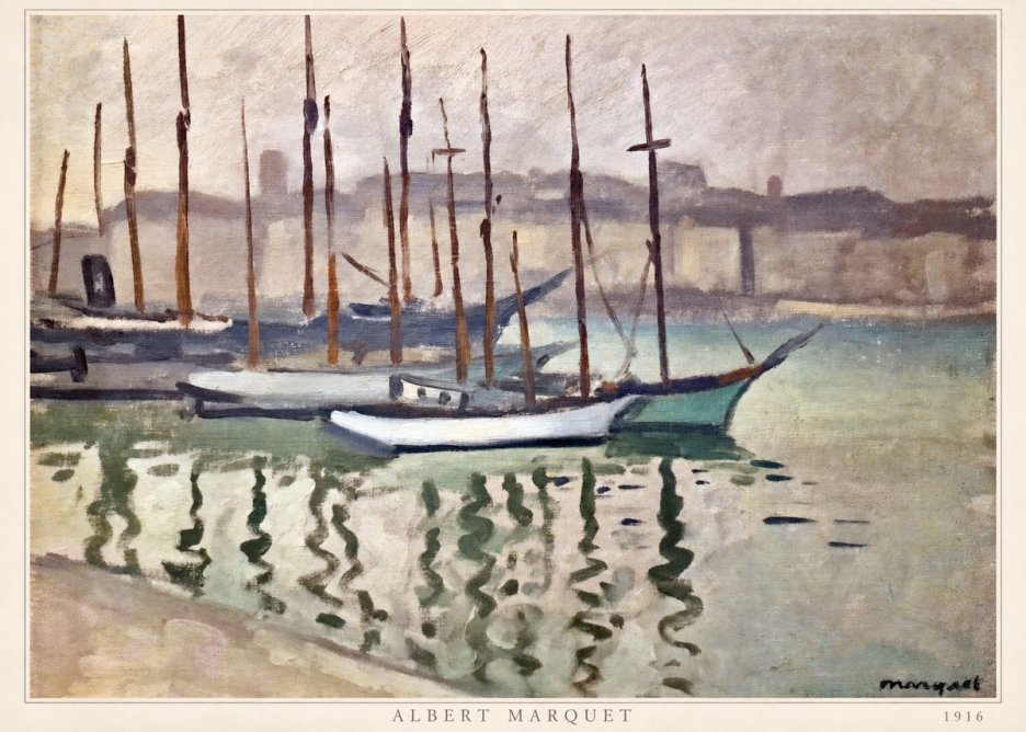 Albert Marquet Le Port Du Havre No6 - Poster