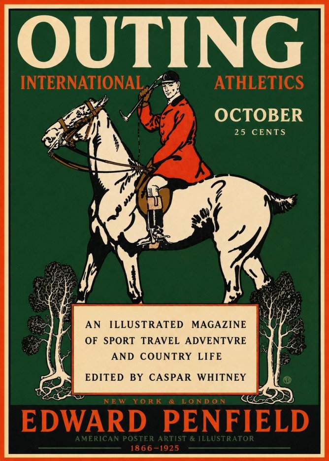 Edward Penfield Outing No3 - Poster