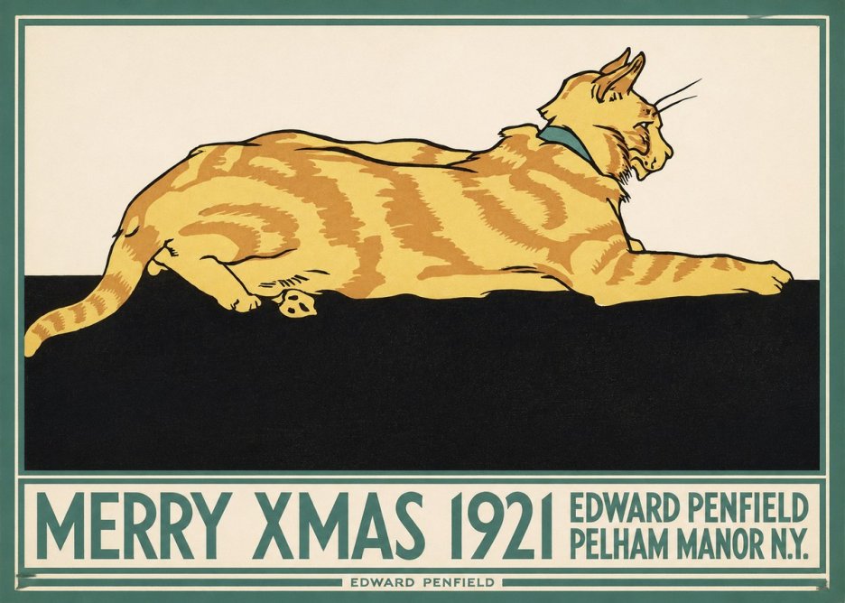 Edward Penfield Merry Xmas 1921 No1 - Poster