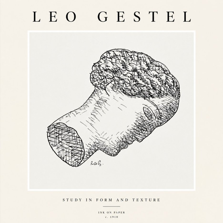 Leo Gestel Study in Form and Texture No1 - Poster