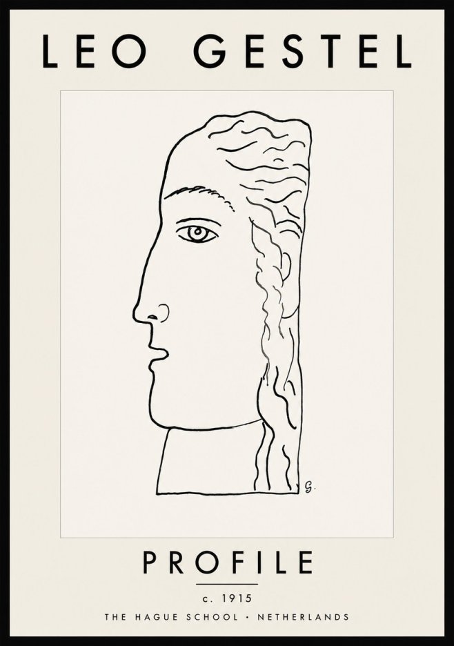 Leo Gestel Profile No5 - Poster