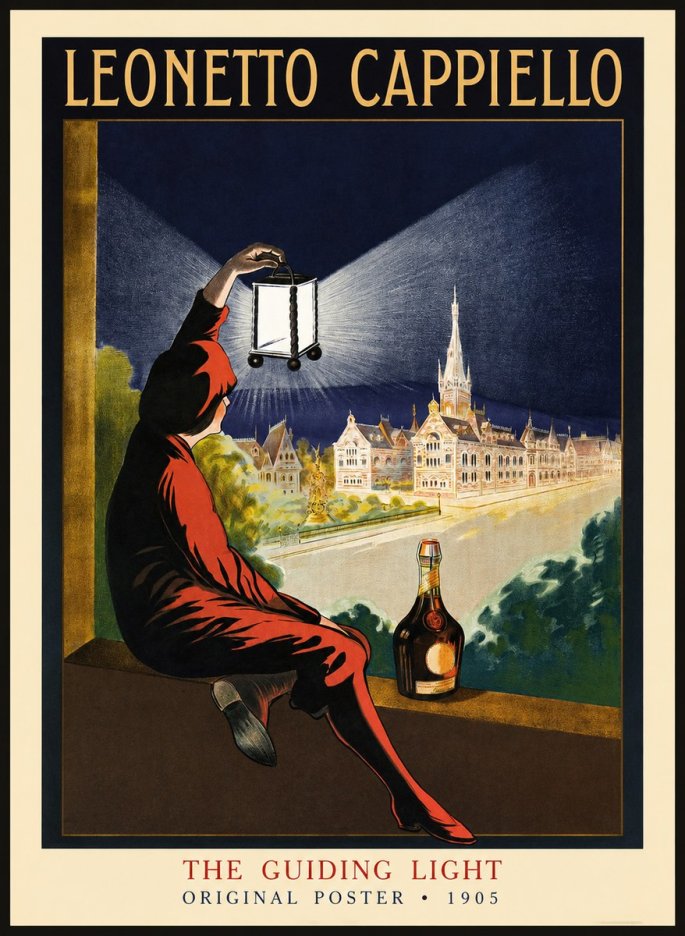 Leonetto Cappiello The Guiding Light No1 - Poster