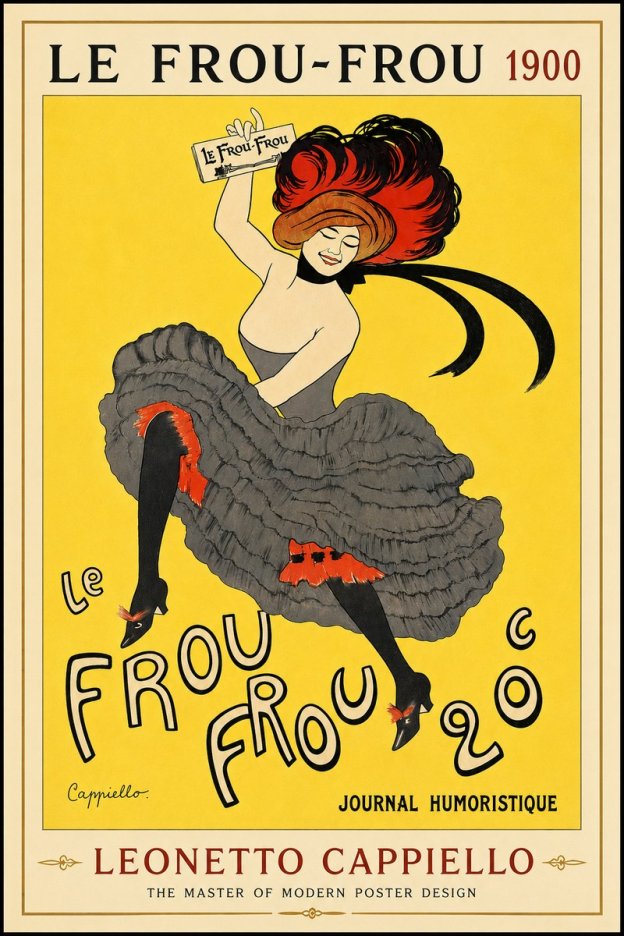 Leonetto Cappiello Le Frou-frou No4 - Poster