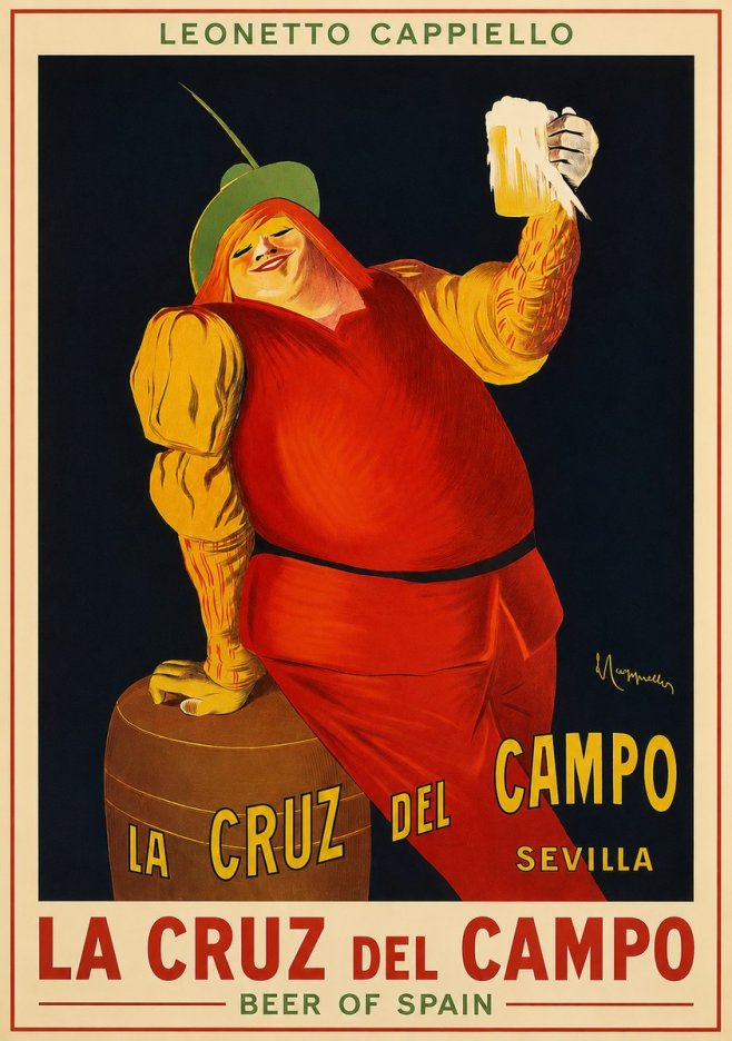 Leonetto Cappiello La Cruz Del Campo No2 - Poster
