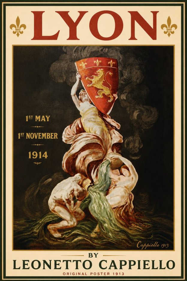 Leonetto Cappiello Lyon No5 - Poster