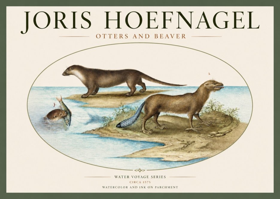 Joris Hoefnagel The Four-footed Creatures No3 - Poster