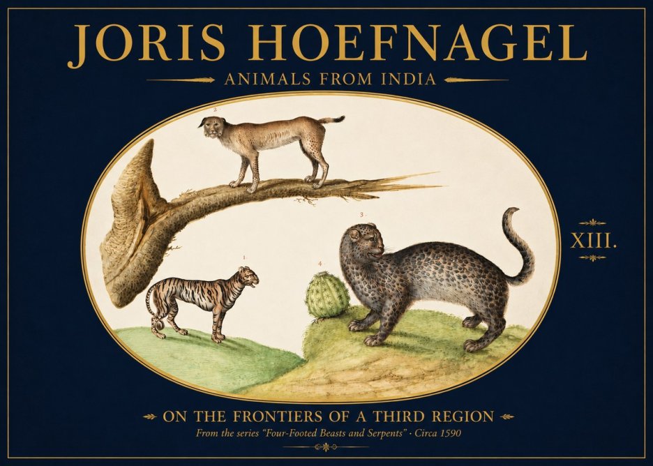 Joris Hoefnagel Four Beasts No4 - Poster
