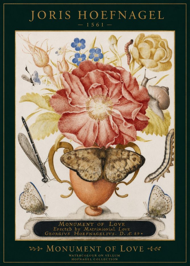 Joris Hoefnagel Monument of Love No1 - Poster