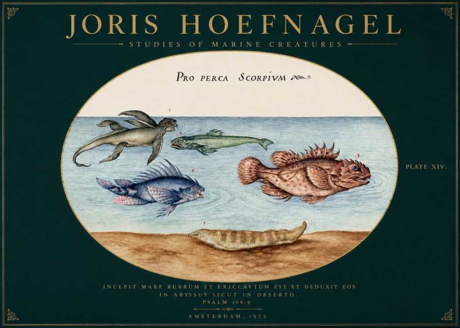 Joris Hoefnagel Pro Perca Scorpivm No2 - Poster