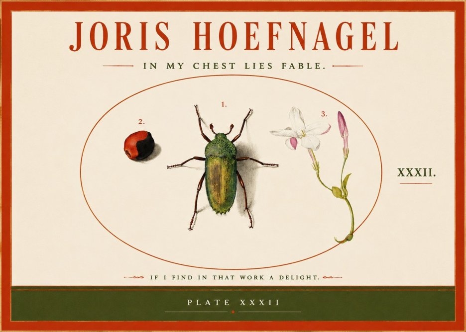 Joris Hoefnagel In My Chest Lies Fable No2 - Poster