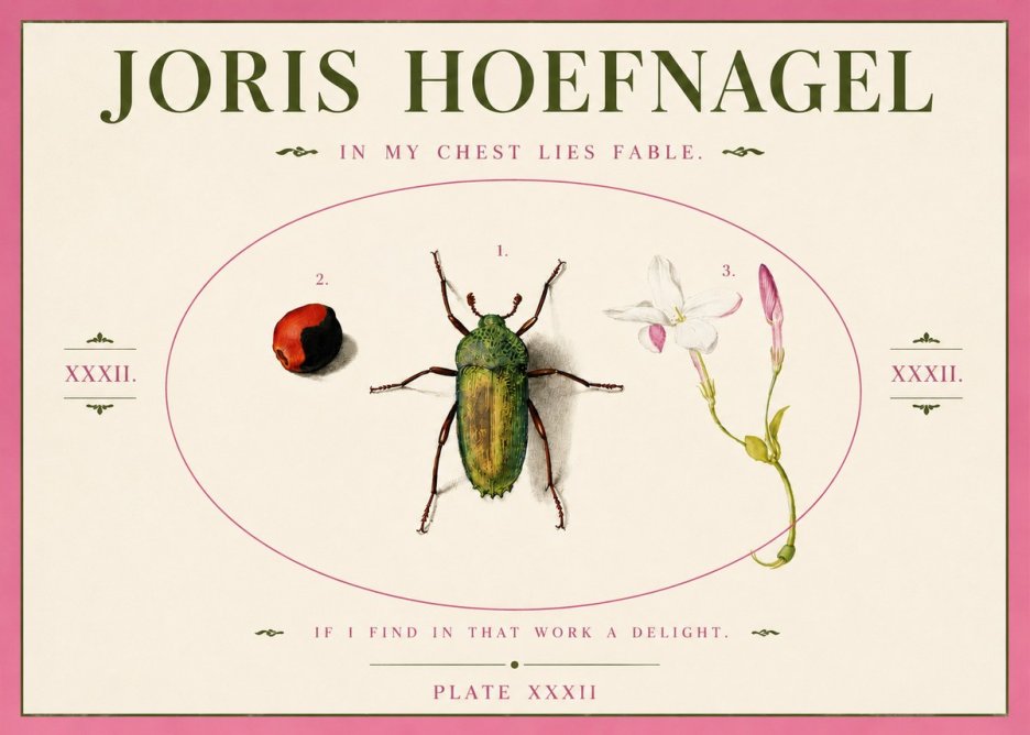 Joris Hoefnagel In My Chest Lies Fable No3 - Poster