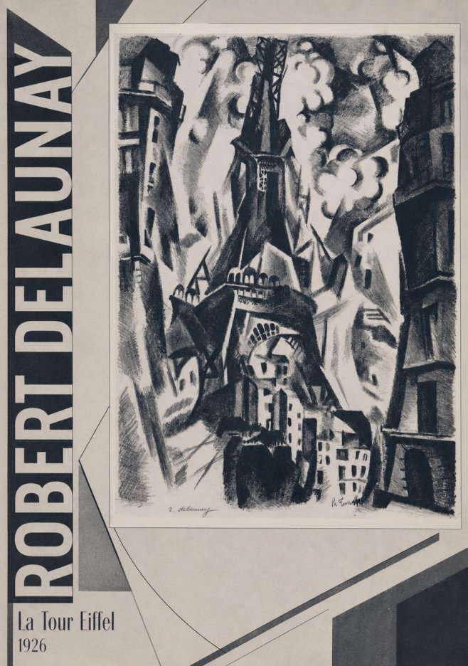 Robert Delaunay La Tour Eiffel No2 - Poster