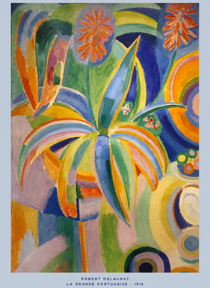 Robert Delaunay La Grande Portugaise I No5 - Poster