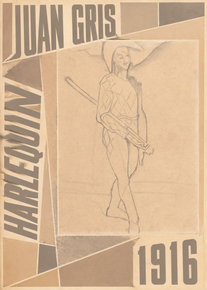 Juan Gris Harlequin No5 - Poster