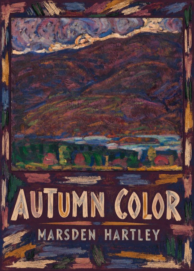 Marsden Hartley Autumn Color No5 - Poster