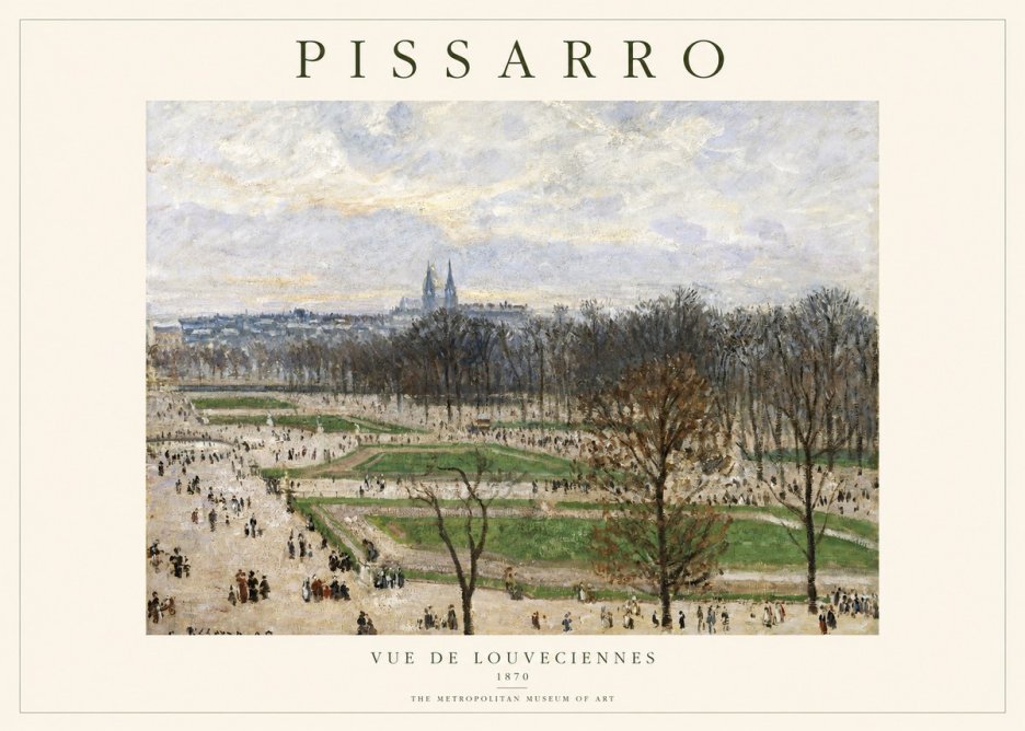 Pissarro The Tuileries Garden, Paris No2 - Poster