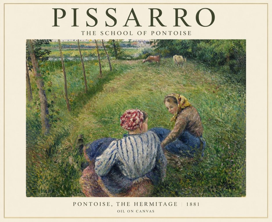 Pissarro Pontoise, the Hermitage No1 - Poster