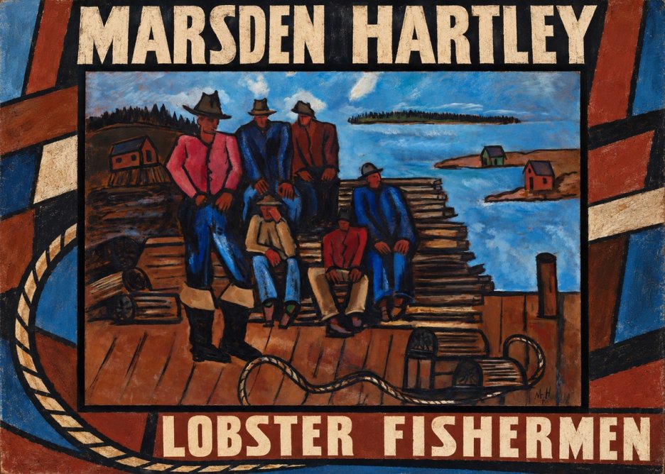Marsden Hartley Lobster Fishermen I No3 - Poster